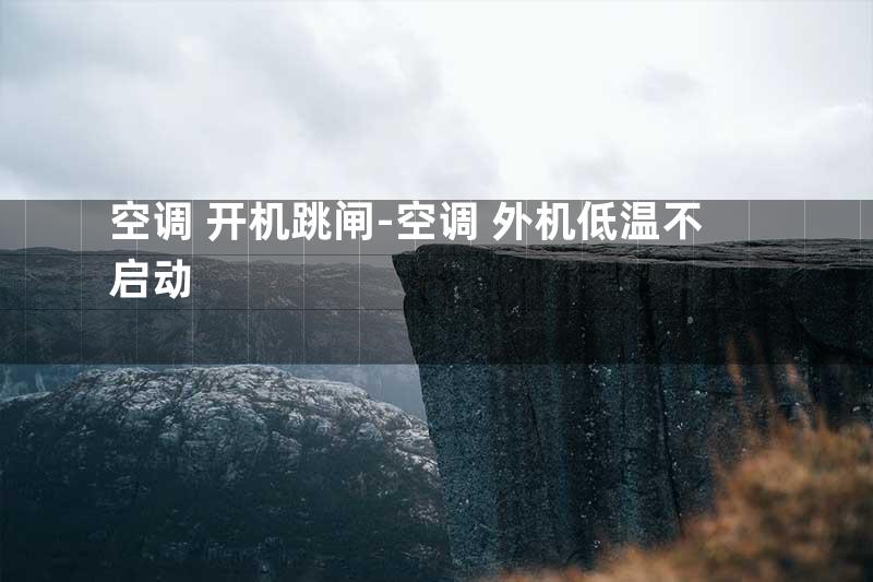 空调 开机跳闸-空调 外机低温不启动